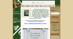 Desktop Screenshot of brettchannell.memory-of.com