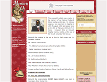 Tablet Screenshot of edmund-uwakwe.memory-of.com