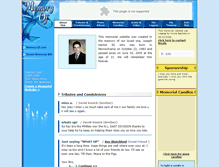 Tablet Screenshot of joey-kenick.memory-of.com