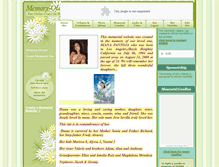 Tablet Screenshot of diana-pantoja.memory-of.com