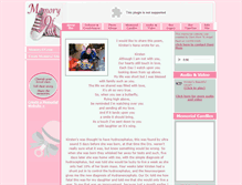 Tablet Screenshot of kirsten-fielder.memory-of.com