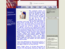 Tablet Screenshot of kenneth-moon.memory-of.com
