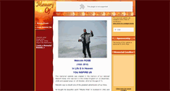 Desktop Screenshot of malcolm-rose.memory-of.com
