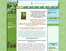 Tablet Screenshot of janice-franck.memory-of.com