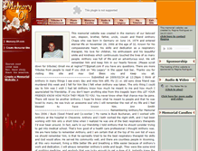 Tablet Screenshot of anthony-chapa.memory-of.com