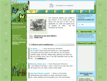 Tablet Screenshot of jaeciclaireminick.memory-of.com