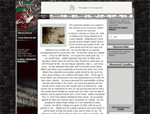 Tablet Screenshot of gilbertjgarcia.memory-of.com