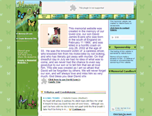 Tablet Screenshot of david-evans.memory-of.com