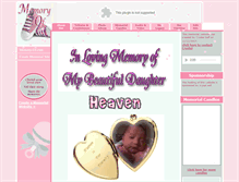Tablet Screenshot of heaven-derushia.memory-of.com