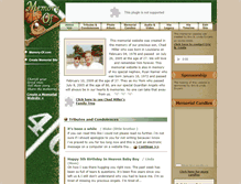 Tablet Screenshot of chad-miller.memory-of.com