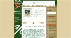 Desktop Screenshot of bradley-wallin.memory-of.com