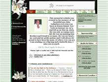 Tablet Screenshot of john-labarbera.memory-of.com