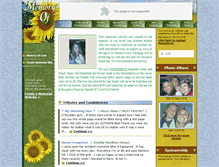 Tablet Screenshot of kristen-portela.memory-of.com
