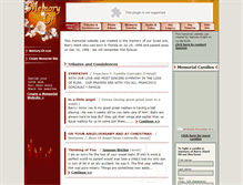 Tablet Screenshot of barry-ward.memory-of.com