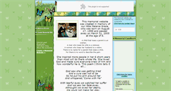 Desktop Screenshot of melanie-grace.memory-of.com