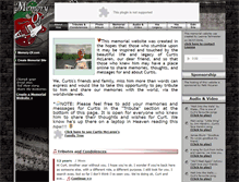 Tablet Screenshot of curtis-mclaren.memory-of.com