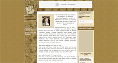 Desktop Screenshot of bernadettesarafa.memory-of.com