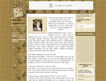Tablet Screenshot of bernadettesarafa.memory-of.com