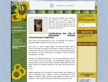 Tablet Screenshot of dele-fagbenro.memory-of.com