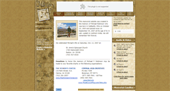 Desktop Screenshot of mike-robinson.memory-of.com