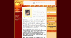 Desktop Screenshot of mario-briceno.memory-of.com