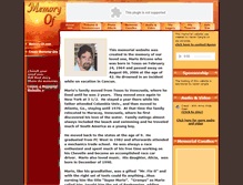Tablet Screenshot of mario-briceno.memory-of.com