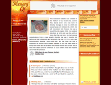 Tablet Screenshot of connor-irwin.memory-of.com