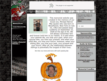 Tablet Screenshot of michael-mac-queen.memory-of.com