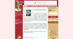 Desktop Screenshot of anna-mason.memory-of.com