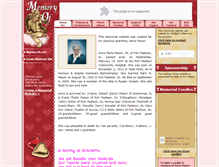 Tablet Screenshot of anna-mason.memory-of.com