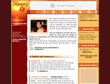 Tablet Screenshot of louis-ungaro.memory-of.com