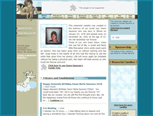 Tablet Screenshot of dawnsansone.memory-of.com