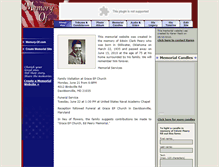 Tablet Screenshot of ed-peery.memory-of.com
