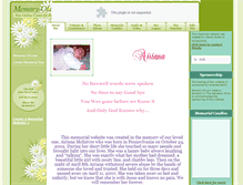 Tablet Screenshot of mommiesrose.memory-of.com