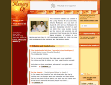 Tablet Screenshot of antonio-luzrodriguez4ever.memory-of.com