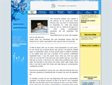 Tablet Screenshot of david-formica.memory-of.com