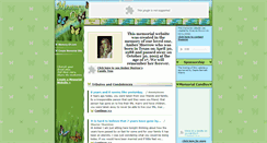Desktop Screenshot of amber-morrow.memory-of.com