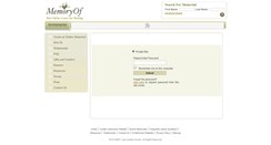 Desktop Screenshot of candida-smith.memory-of.com