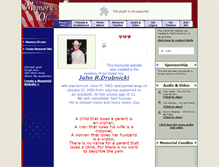 Tablet Screenshot of john-drobnicki.memory-of.com