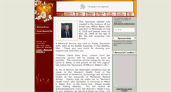 Desktop Screenshot of miltonbaker.memory-of.com