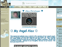 Tablet Screenshot of alexchristopher.memory-of.com