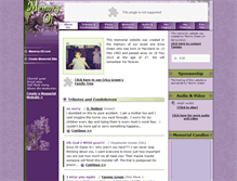 Tablet Screenshot of erica-green.memory-of.com