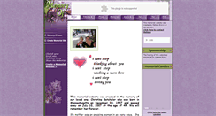 Desktop Screenshot of christine-batchelor.memory-of.com