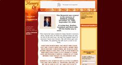Desktop Screenshot of derek-stroh.memory-of.com