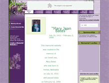 Tablet Screenshot of mary-bates.memory-of.com