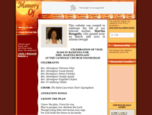 Tablet Screenshot of martha-bongadu.memory-of.com