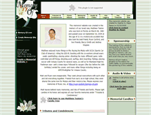 Tablet Screenshot of matthew-teston.memory-of.com