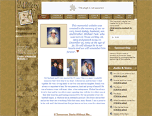 Tablet Screenshot of michael-tuck.memory-of.com