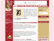 Tablet Screenshot of louliejeannorman.memory-of.com