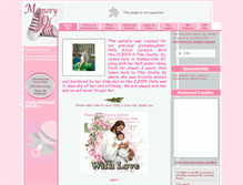 Tablet Screenshot of hollygracelockard.memory-of.com